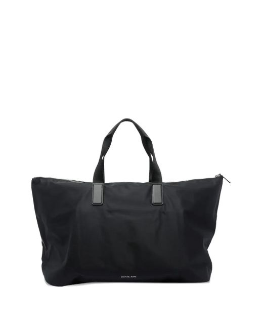 MICHAEL Michael Kors Black Logo-Plaque Tote Bag