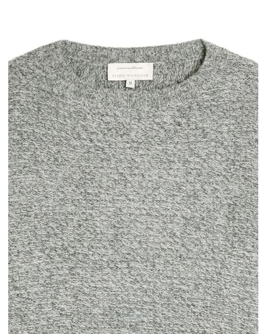 Studio Nicholson Gray Crew-Neck Sweater for men