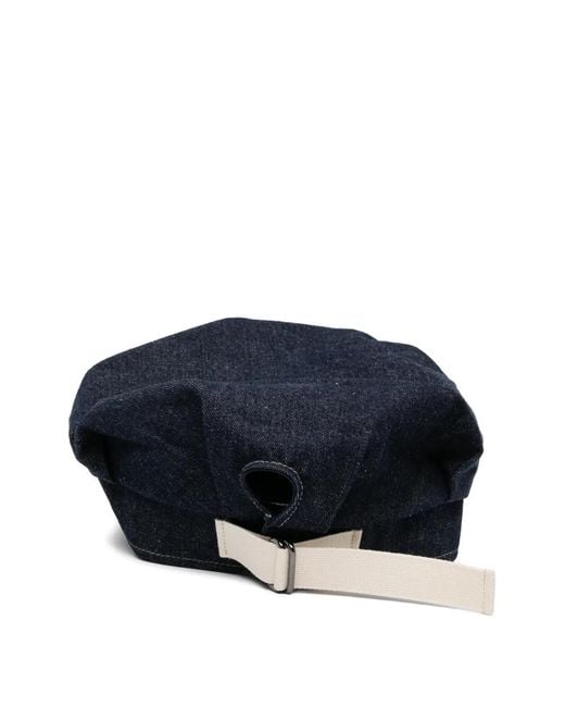 Engineered Garments Blue Logo-Patch Denim Cap for men