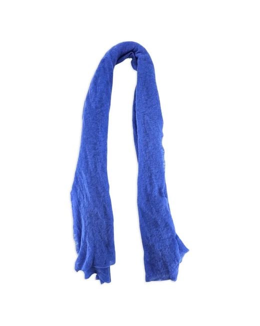 Botto Giuseppe Blue Cashmere Scarf