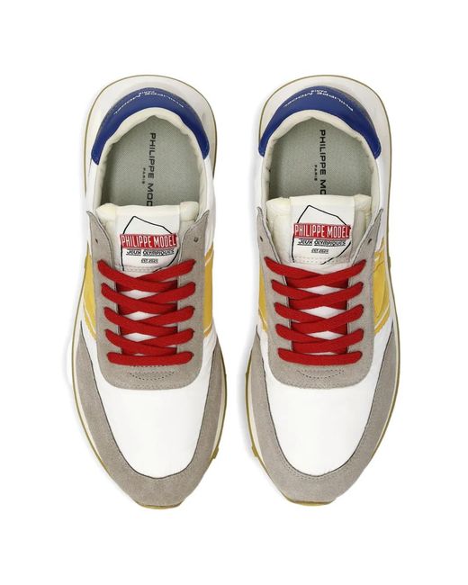 Philippe Model White Low Tour Sneakers for men