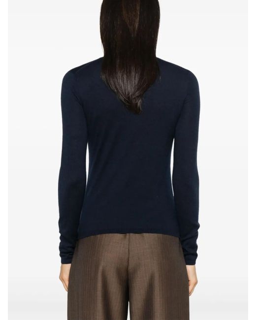 Max Mara Blue Afelio Sweater