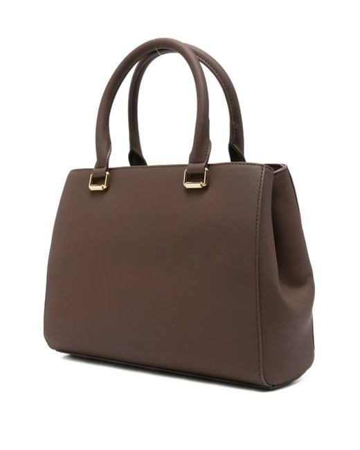 Love Moschino Brown Love Tote Bag