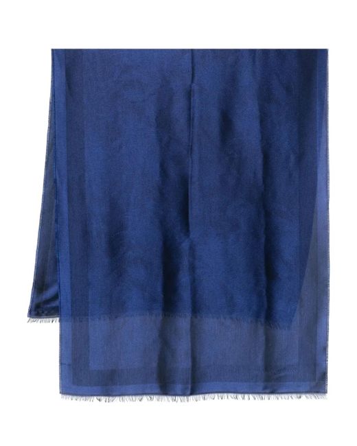 Emporio Armani Blue Jaquard Stole