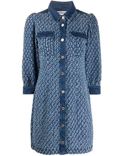 Essentiel Antwerp Blue 'Vada' Jeanskleid mit Puffärmeln