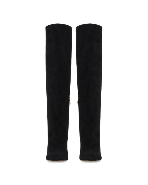 Ferragamo Black Spherical-Heel Boots
