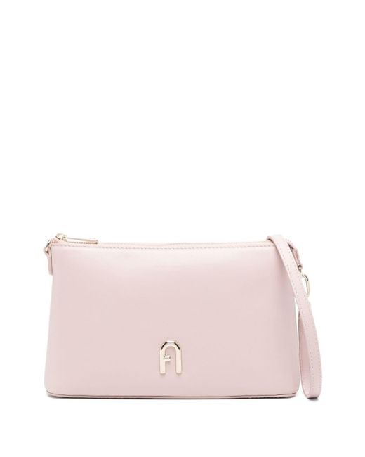 Furla Pink Mini Diamante Cross Body Bag
