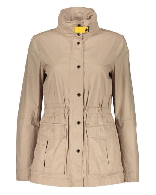 Chaqueta Con Botones En El Cuello Parajumpers de color Natural