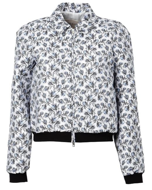 Giambattista Valli Black Elegante Jacquard-Bomberjacke