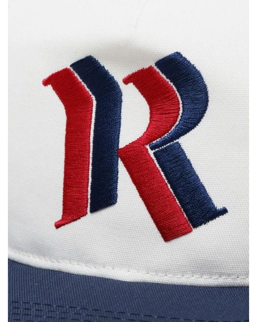 Rhude Blue Double-R Cap for men