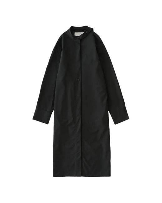 Studio Nicholson Black Extended Collar Wheeler Dress