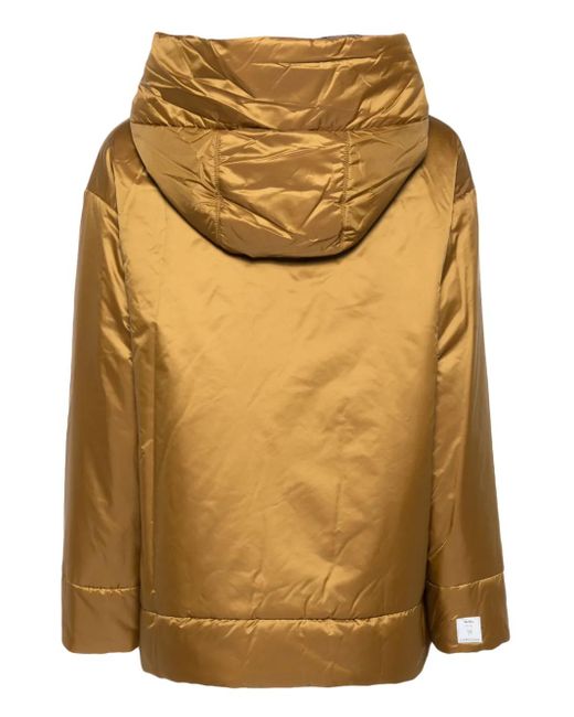 Max Mara Natural Zipped Hooded Jacket