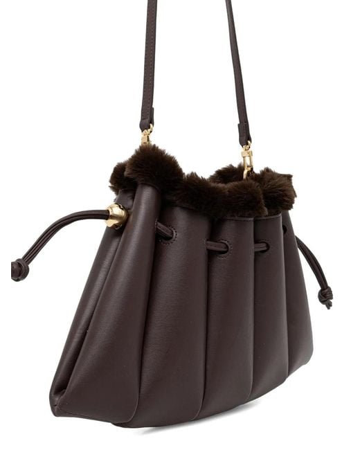 THEMOIRÈ Brown Trim-Detail Cross Body Bag