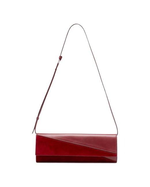 Proenza Schouler Red Hex Clutch