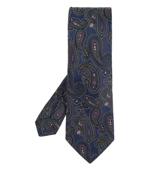 Etro Blue Silk Tie for men