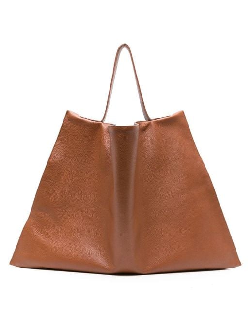 Tsatsas Brown Large Nathan Leather Tote Bag