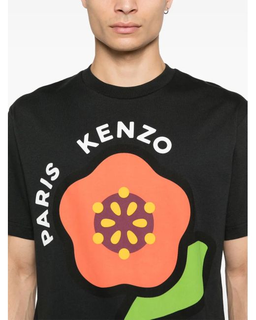 KENZO Black Havana Acetate Glasses for men