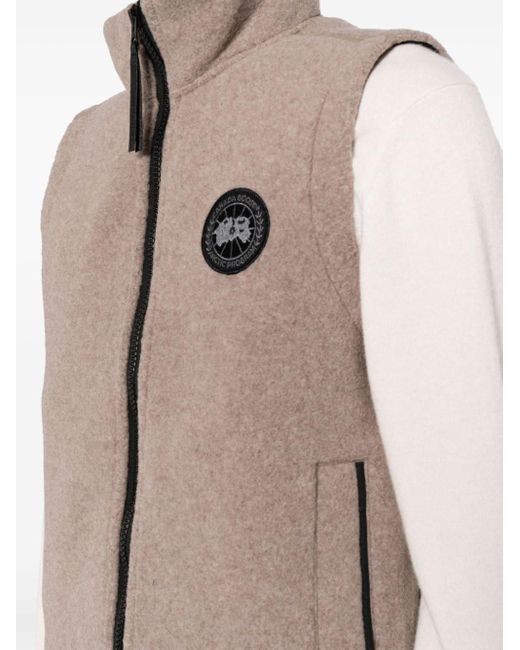 メンズ Canada Goose Mersey Vest Kind Fleece Humanature ベスト Brown