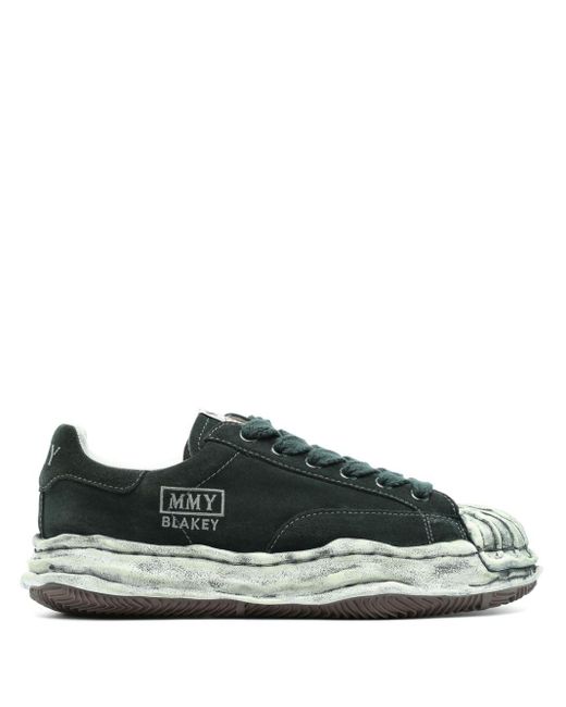 Maison Mihara Yasuhiro Green Blakey Low-Top Sneakers