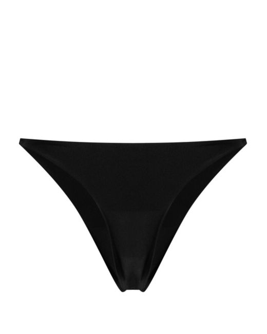 Gcds Black Logo-plaque Bikini Bottoms