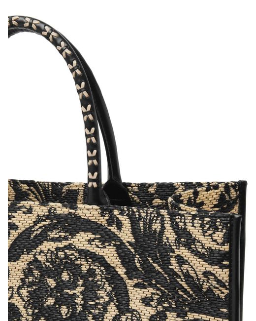 Versace Black Barocco Athena Tote Bag