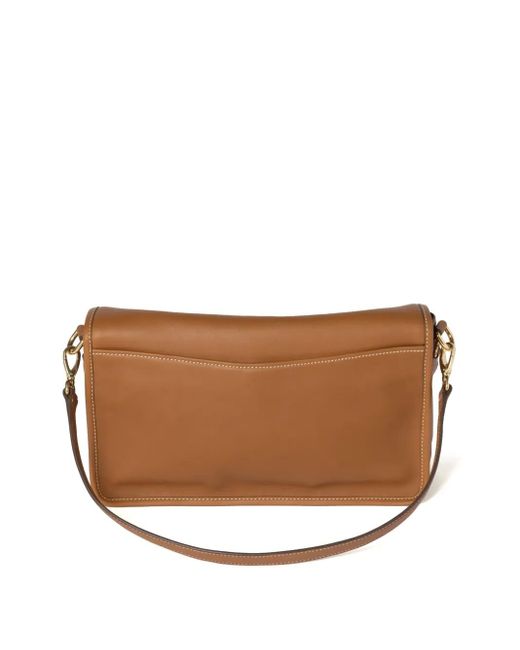 Miu Miu Brown Penny Shoulder Bag