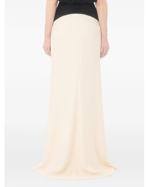 Valentino Garavani White Cady Couture Skirt