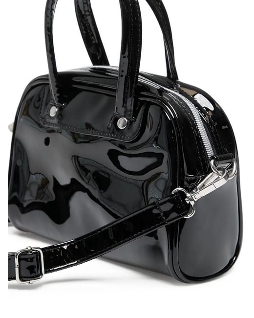 Adidas Black Mini Adicolor Bowling Logo Tote Bag