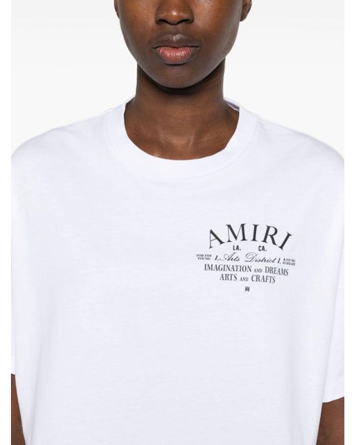 Amiri White Arts District T-Shirt