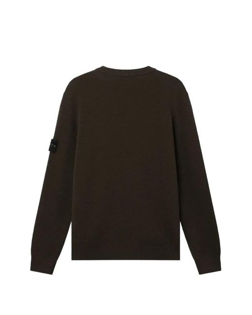 Stone Island Black Coal Loose Sweater for men