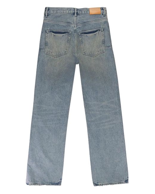 Purple Brand Blue P018 Worn Clean Jeans for men