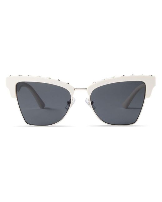 Jimmy Choo Gray Maxime Cat-eye Sunglasses