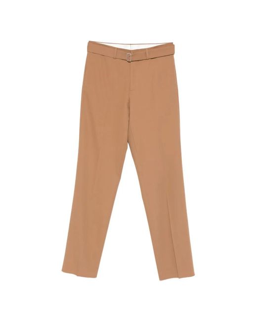 Lardini White Pagazza Belted Trousers for men