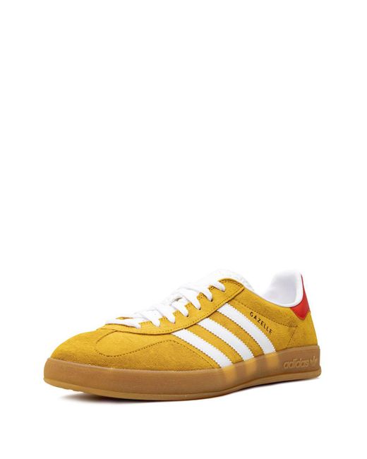 adidas レザー Gazelle Indoor スニーカー カラー: イエロー メンズ | Lyst