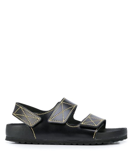 Proenza Schouler Black X Birkenstock Milano Sandals