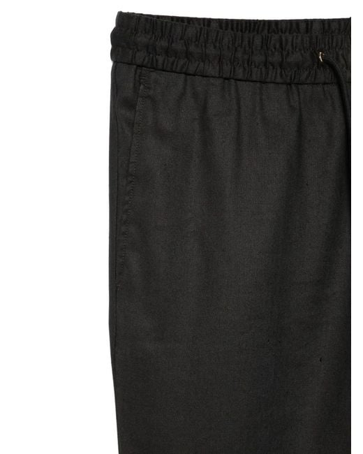 Paul Smith Black Drawstring Trousers for men