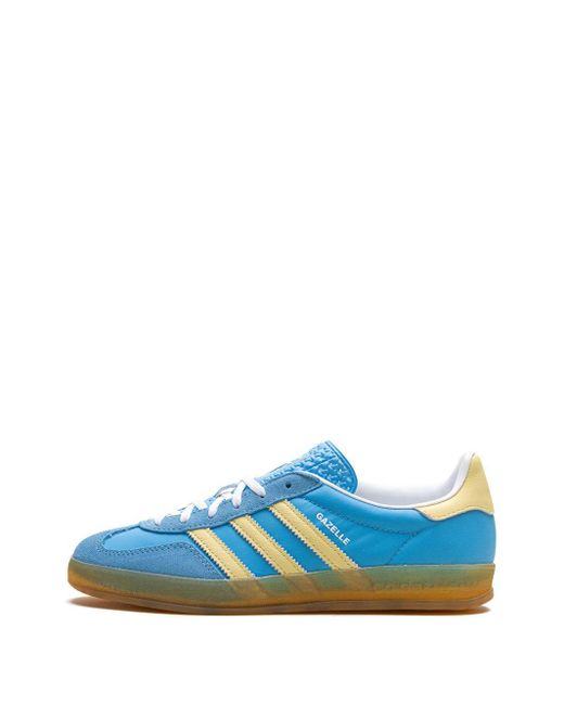 Adidas Blue Gazelle Indoor Lace-up Sneakers