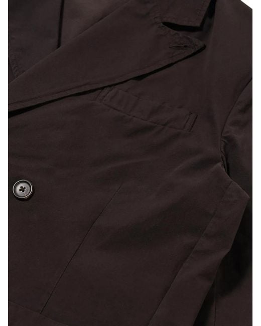 Universal Works Black Manor Double-Breasted Jacket for men