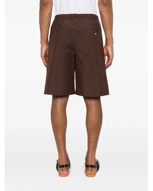Grayed Shorts Met Trekkoord in het Brown voor heren