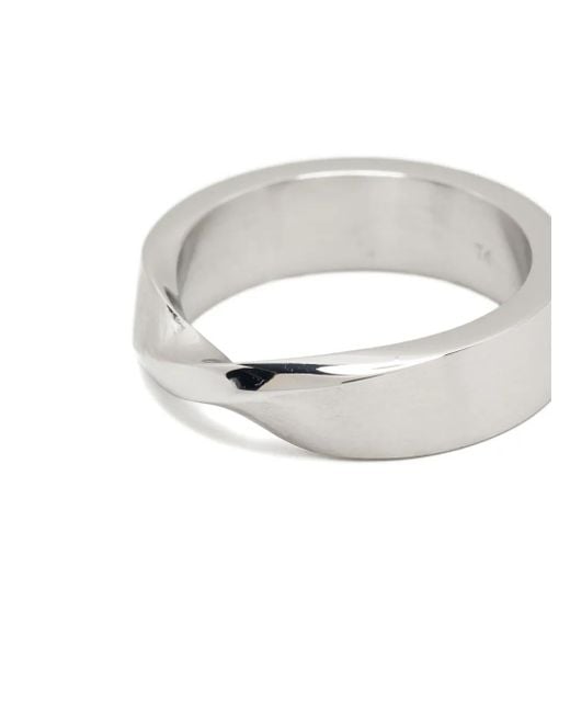 Agnes B. White Narrative Ring for men