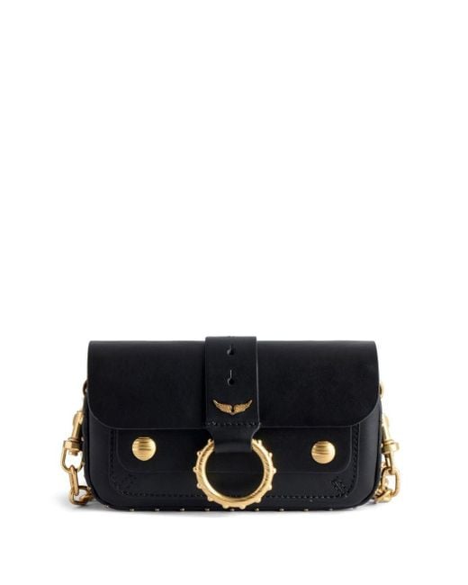Zadig & Voltaire Black Kate Leather Shoulder Bag