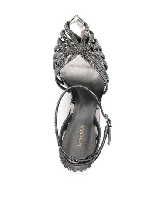 Le Silla Metallic 110Mm Embrace Sandals