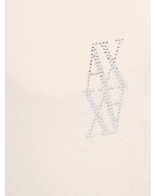 ARMANI EXCHANGE Natural Logo-Detail Drawstring Track Pants