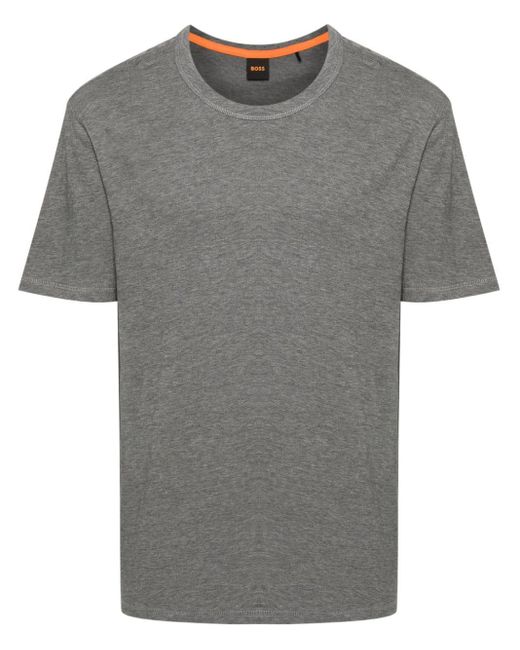 T-shirt con logo di HUGO in Gray da Uomo