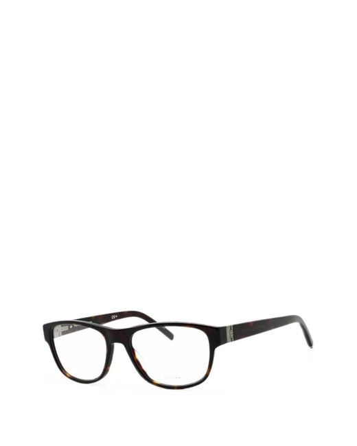 Tommy Hilfiger Black Rectangle-Frame Glasses for men