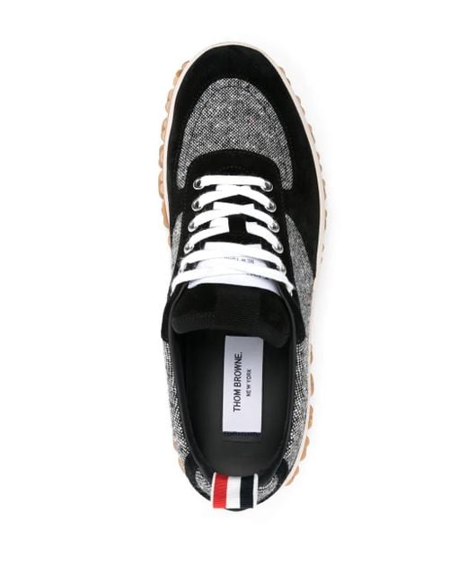 Sneakers Letterman di Thom Browne in Black da Uomo