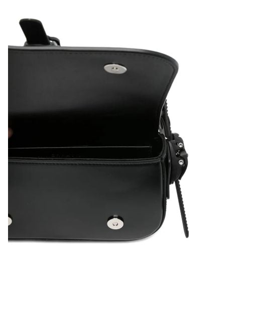 Innerraum Black Buckle-Fastening Panelled Tote Bag for men