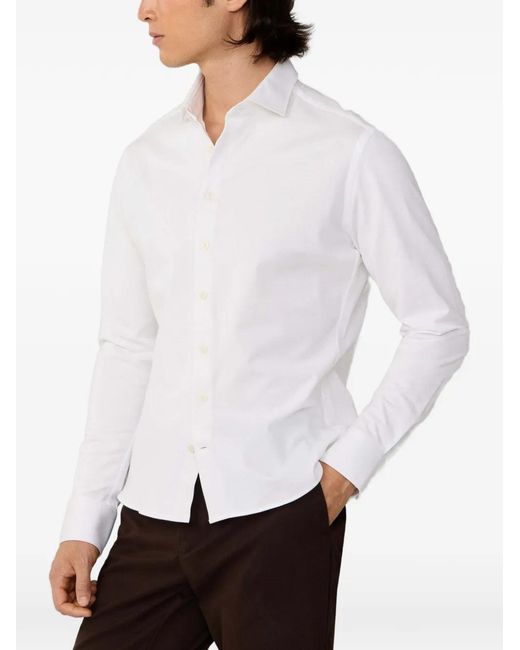 Hackett Overhemd Met Knopen in het White voor heren