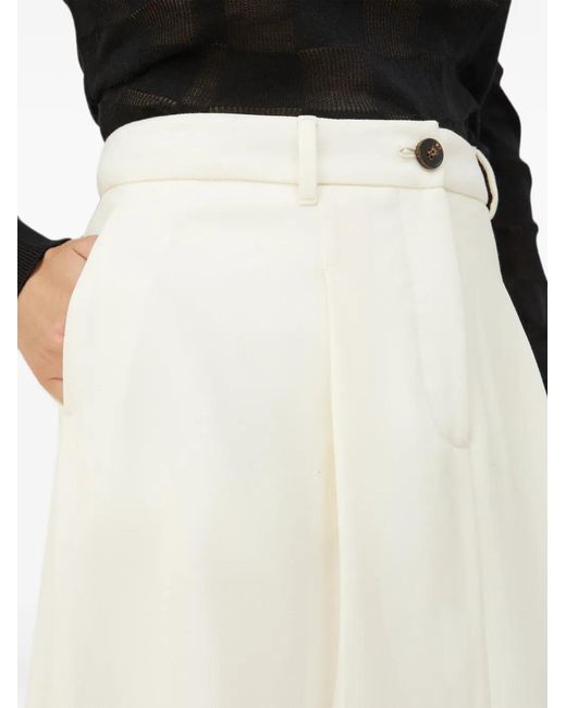 RETORI White Sartorial Rope Signature Maxi Skirt