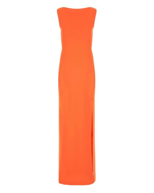 Max Mara オープンバック ドレス Orange